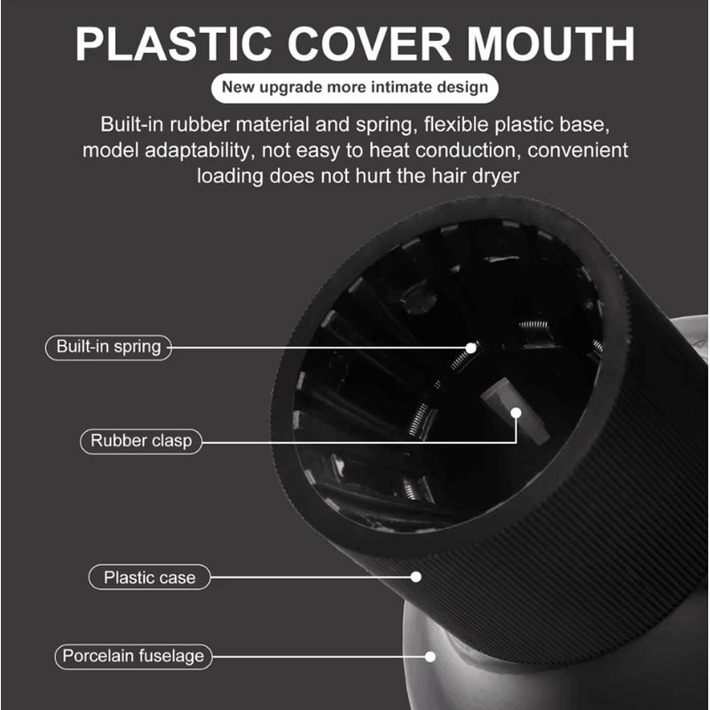 Marseilis Universal Hair Dryer Diffuser Attachment For Curly And Wavy Hair Fits 157 To 236 Inch Dry 2