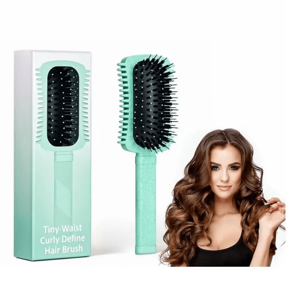 Womens Curls Style Comb And Curl Defining Hair Brush Bounce Brush For Volume And Shaping Curly Hai 0