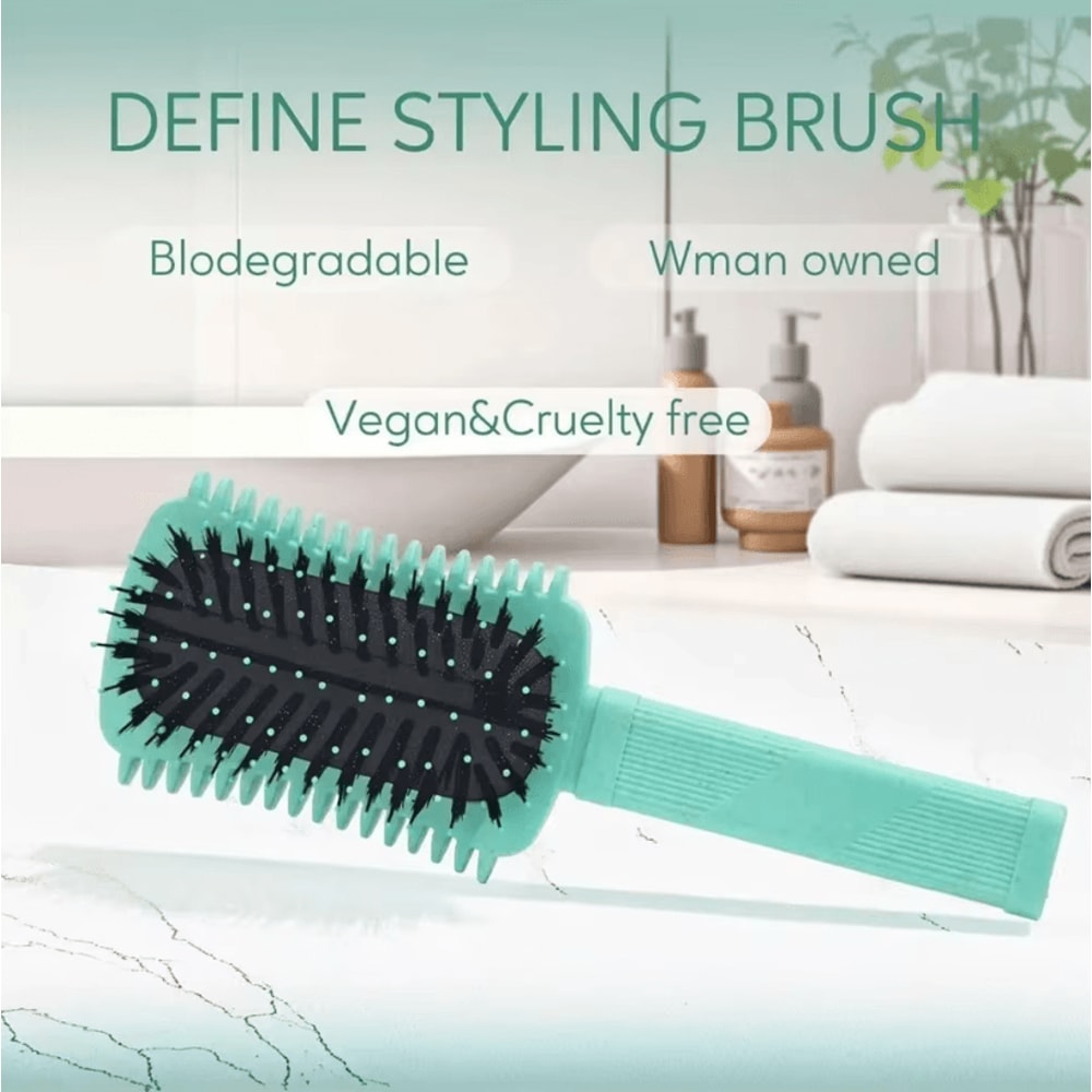 Womens Curls Style Comb And Curl Defining Hair Brush Bounce Brush For Volume And Shaping Curly Hai 3
