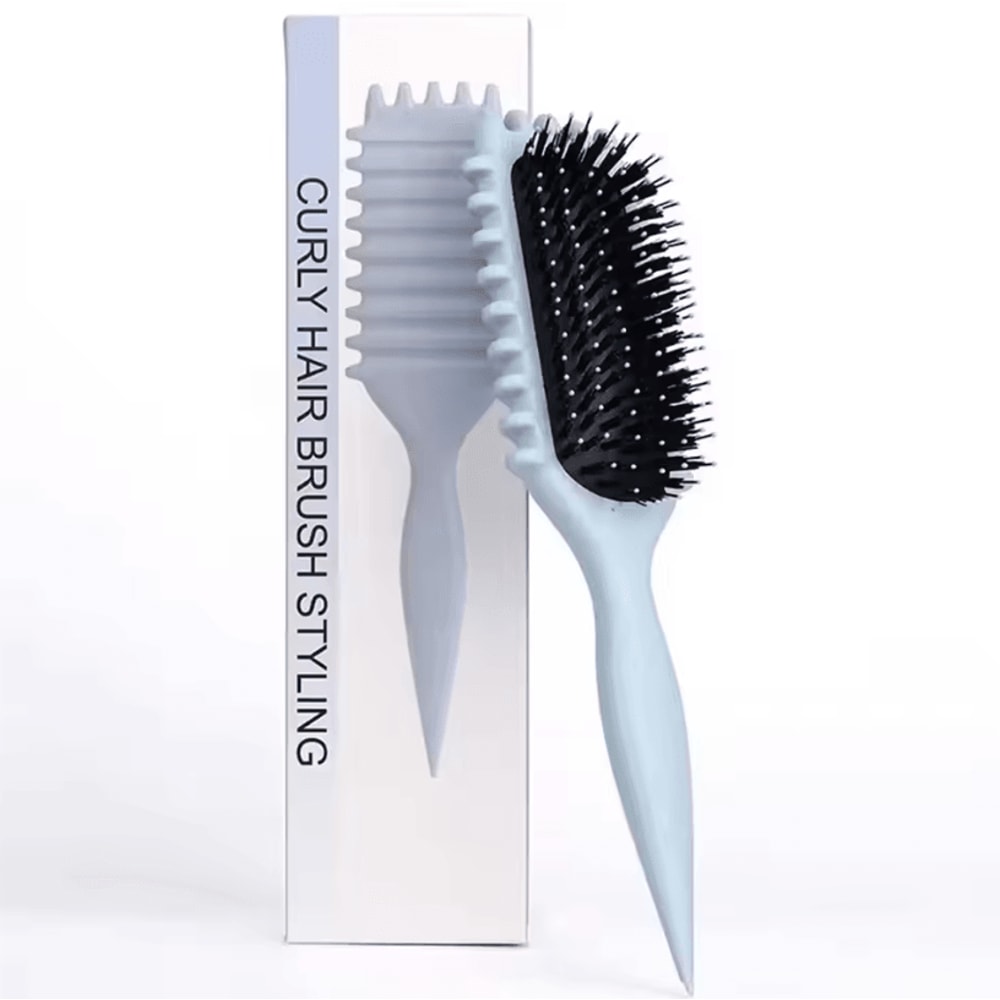 Womens Curls Style Comb And Curl Defining Hair Brush Bounce Brush For Volume And Shaping Curly Hai 11