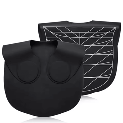 black hair coloring cape barber salon waterproof hairdressing silicone cloak professional hair cutting cape