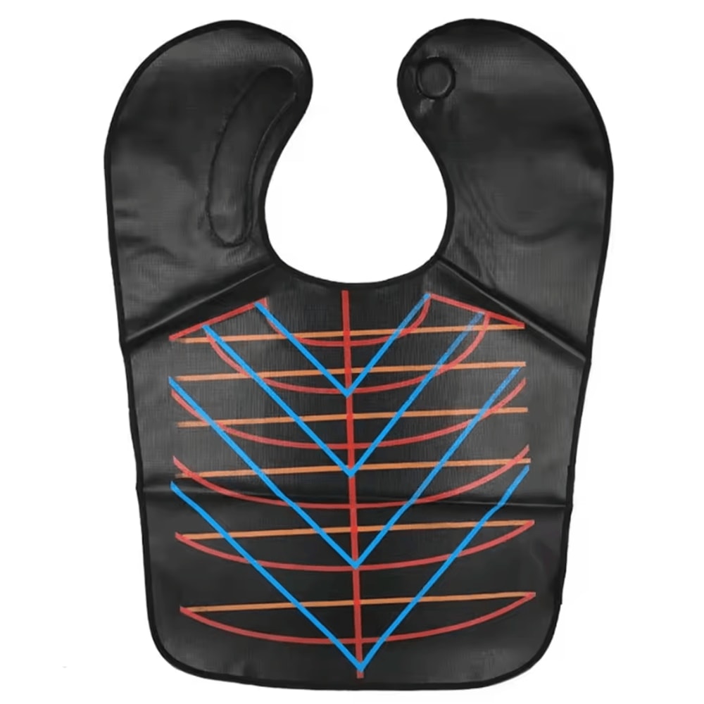 Black Hair Coloring Cape Barber Salon Waterproof Hairdressing Silicone Cloak Professional Hair Cutt 5