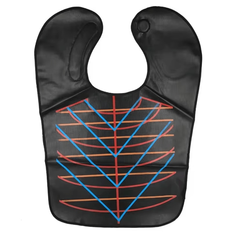 Black Hair Coloring Cape Barber Salon Waterproof Hairdressing Silicone Cloak Professional Hair Cutt 5