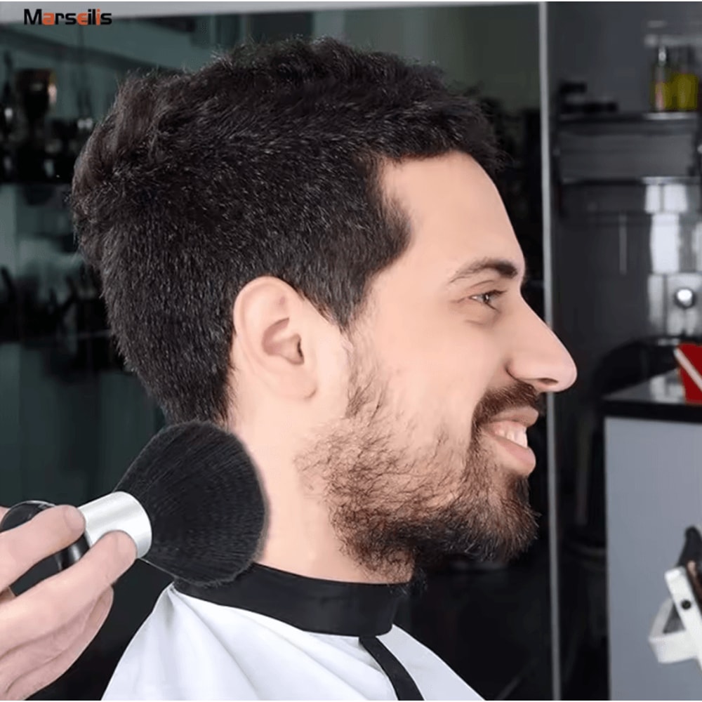 Marseilis Soft Neck Dust Remover Brush For Hair Cutting Facial Cleaning And Salon Grooming 3
