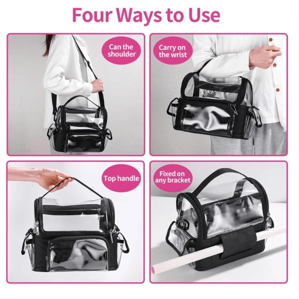 Professional Makeup Case Large Capacity Cosmetics Organizer Storage Box Suitcase For Women 1