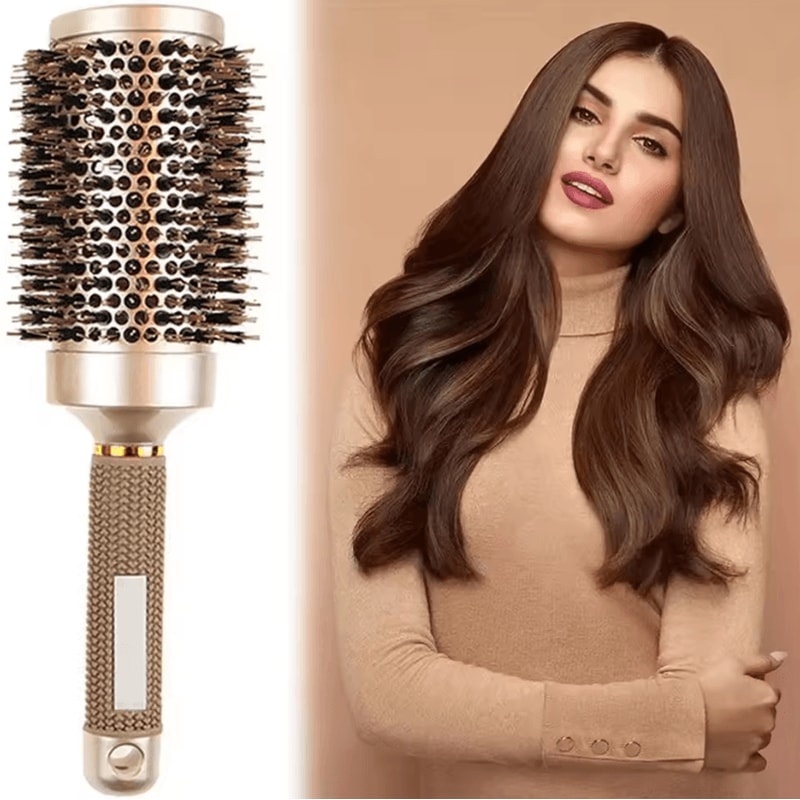 Pro Salon Hairdressing Comb And Cylindrical Curling Hairbrush Hairdresser Styling Tool Accessories 1