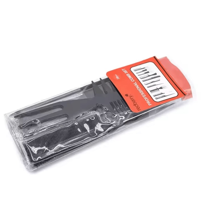 10PCS Professional Comb Set Multifunctional AntiStatic Hair Care And Hairdressing Styling Salon Too 2