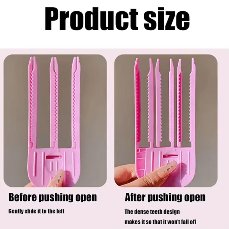 12pcs Heatless Hair Root Lifting Clips NoTrace Curling Hairpins For Fluffy Bangs And Shape Fixing 4