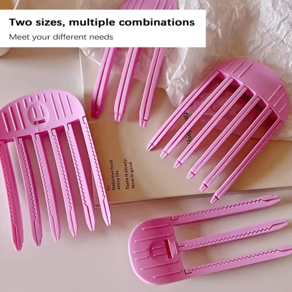 12pcs Heatless Hair Root Lifting Clips NoTrace Curling Hairpins For Fluffy Bangs And Shape Fixing 5