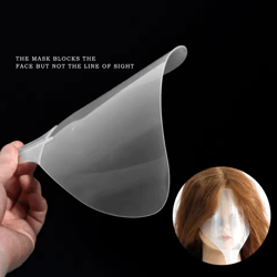 barber clear plastic face shield waterproof hairspray and salon protective pad for face and eyes