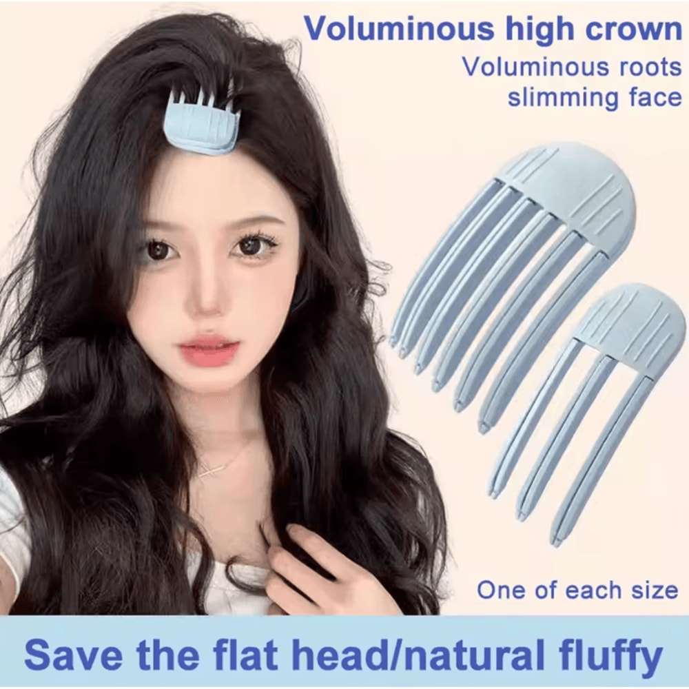 Fluffy Hair Clip Set For Men And Women Quick Fluffy Hair Clip With Bangs Hair Styling Roll Salon To 3