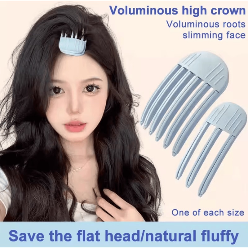 Fluffy Hair Clip Set For Men And Women Quick Fluffy Hair Clip With Bangs Hair Styling Roll Salon To 3