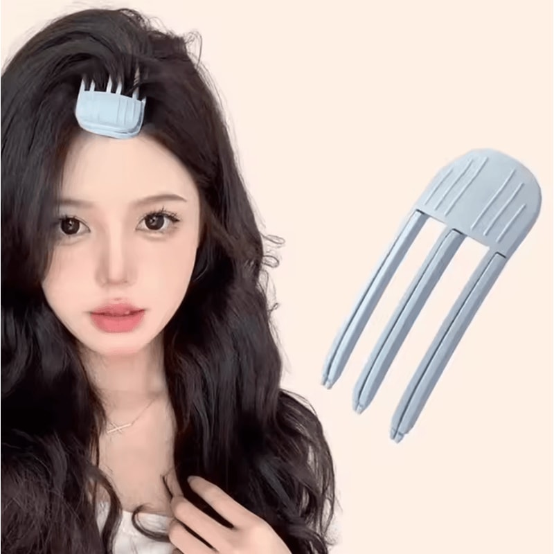 Fluffy Hair Clip Set For Men And Women Quick Fluffy Hair Clip With Bangs Hair Styling Roll Salon To 5