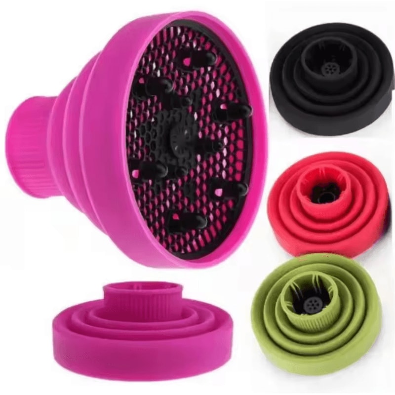 Silicone Hair Diffuser Cover Universal Hair Curl Diffuser Accessory For Hair Dryer Curly Drying Too 2