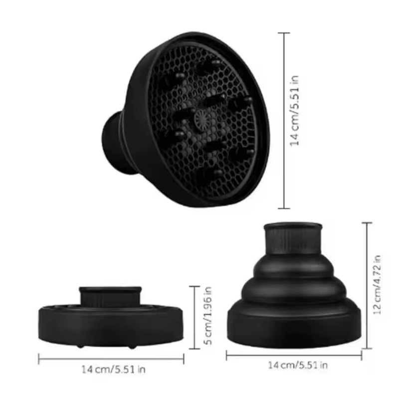 Silicone Hair Diffuser Cover Universal Hair Curl Diffuser Accessory For Hair Dryer Curly Drying Too 5