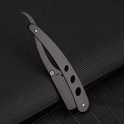 barbershop all-steel razor stainless steel trimmer manual knife with razor knife holder for hair and face trimming