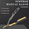 Marseilis Professional Shaving Knife Manual Shaver With Stainless Steel Straight Edge Razor And Sha 0