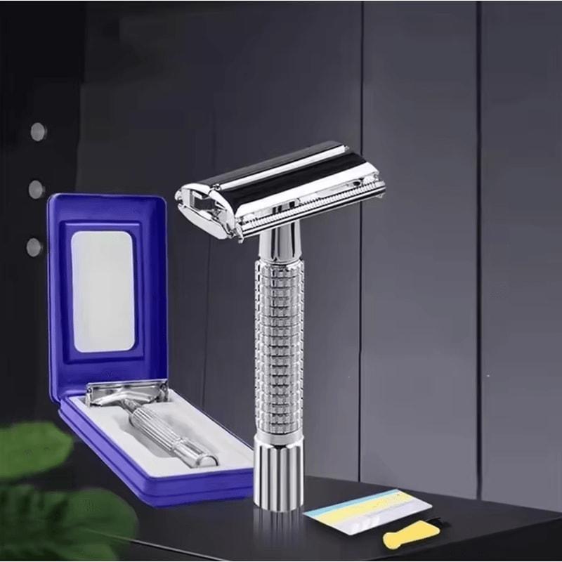 Men Stainless Steel Straight Razor Folding Shaving Knife With Blade Holder Barber Shaving Tool For 1