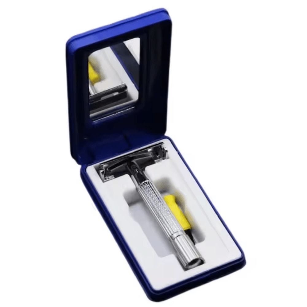 Men Stainless Steel Straight Razor Folding Shaving Knife With Blade Holder Barber Shaving Tool For 6