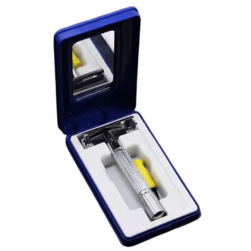 Men Stainless Steel Straight Razor Folding Shaving Knife With Blade Holder Barber Shaving Tool For 6