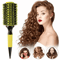 Professional Rolling Hair Brush With Nylon Bristle And Aluminum Barrel Round Comb Barbershop And H 0