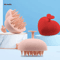 Soft Silicone Shampoo Brush 3D HeartShape Scalp Massager For Hair Washing And Styling Dual Use For 0