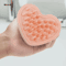 Soft Silicone Shampoo Brush 3D HeartShape Scalp Massager For Hair Washing And Styling Dual Use For 3