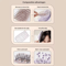 SelfCleaning Hairbrush Scalp Massager AntiFrizz Volumizing Brush Portable Hair Styling Tool For Sm 3