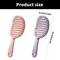 SelfCleaning Hairbrush Scalp Massager AntiFrizz Volumizing Brush Portable Hair Styling Tool For Sm 5