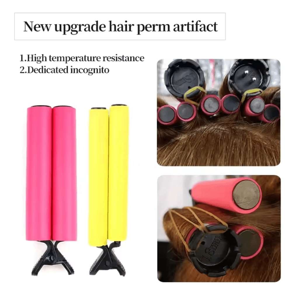 Marseilis Hair Rollers Set Cold Rods Curler Bars And Hair Clips For Fluffy Wavy And Perm Styles 1