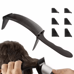 professional curved barber comb for flat top and precision haircuts