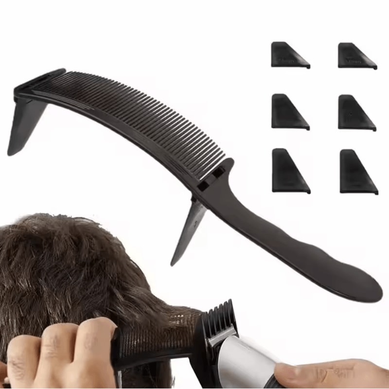 Professional Curved Barber Comb For Flat Top And Precision Haircuts 0