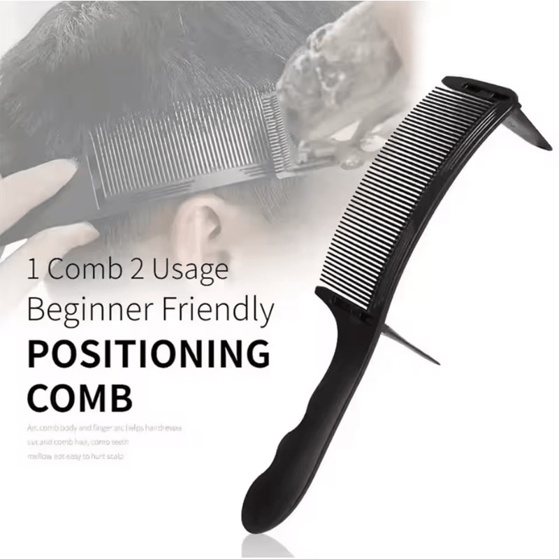 Professional Curved Barber Comb For Flat Top And Precision Haircuts 2