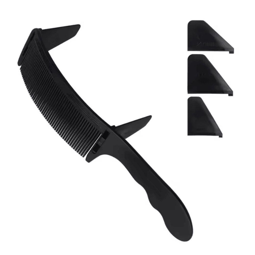 Professional Curved Barber Comb For Flat Top And Precision Haircuts 5