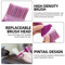 Professional Hair Dye Brush With 8 Replaceable Heads For Salon And Barber Color Application 2