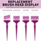 Professional Hair Dye Brush With 8 Replaceable Heads For Salon And Barber Color Application 3