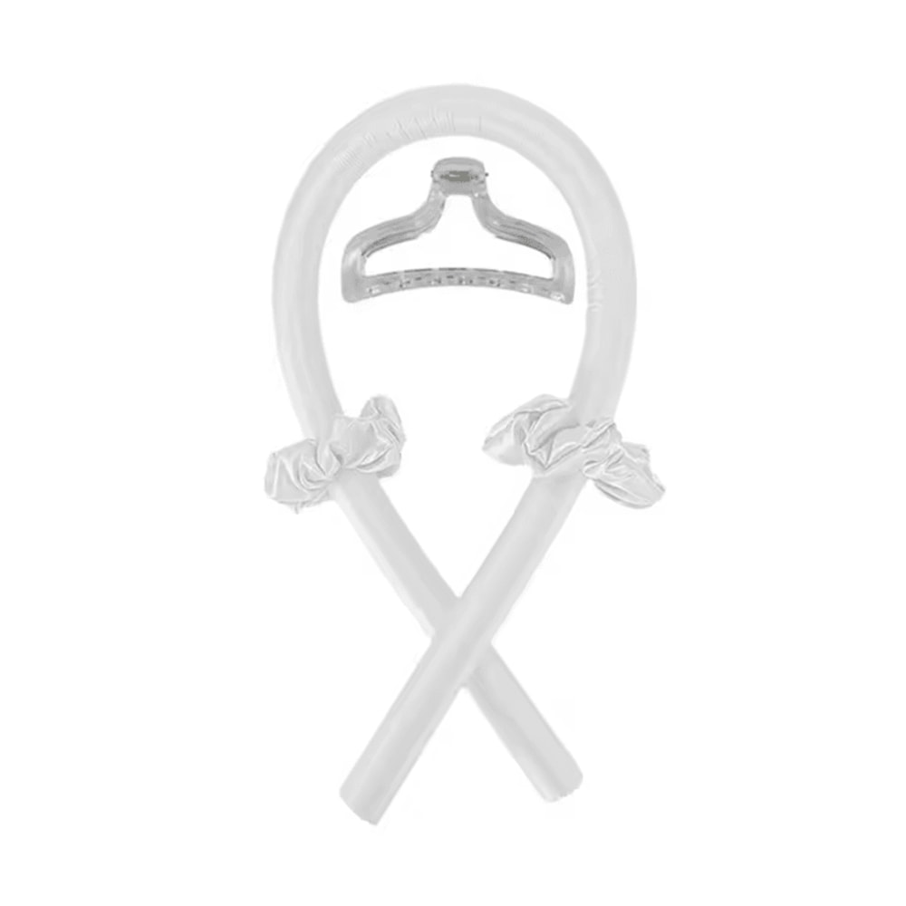 Heatless Hair Curling Headband With Silk Ribbon For Soft Overnight Curls 15