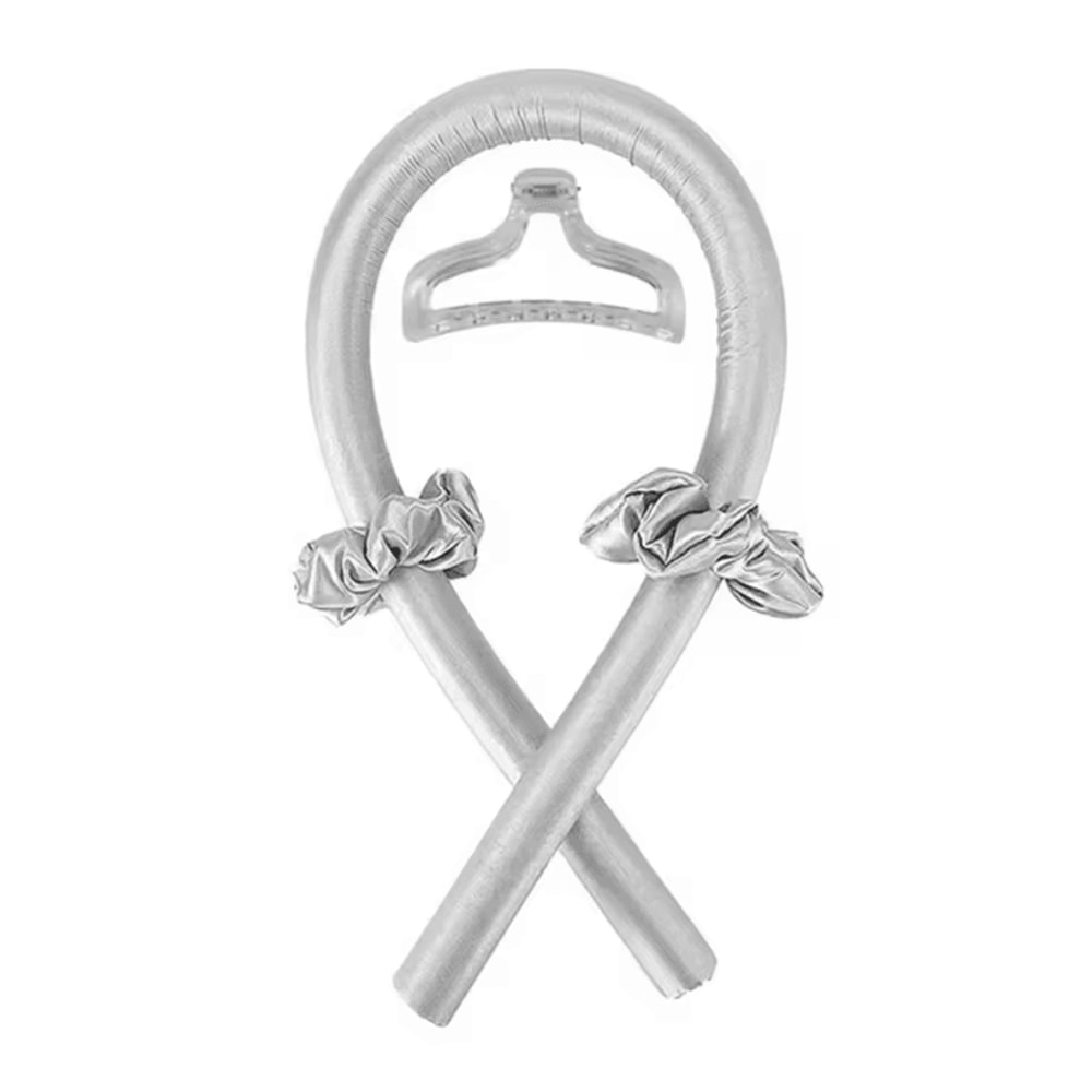 Heatless Hair Curling Headband With Silk Ribbon For Soft Overnight Curls 8