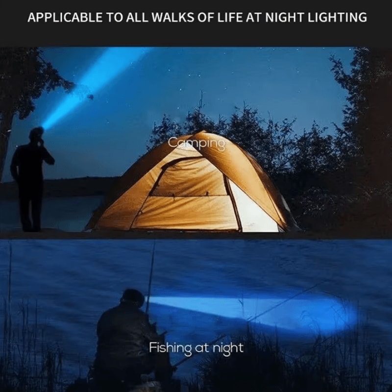 Powerful Rechargeable Headlamp LED Head Flashlight For Fishing And Outdoor Adventures 4