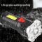 5LED High Power Rechargeable Camping Spotlight With Side Light And 3 Modes 4