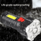 5LED High Power Rechargeable Camping Spotlight With Side Light And 3 Modes 4