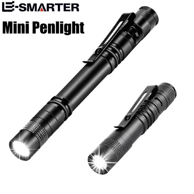 Mini Portable LED Pen Light Ultra Bright Pocket Flashlight For Camping And Emergency 0