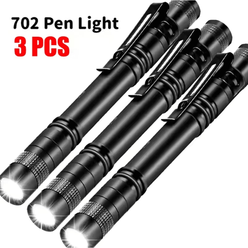 Mini Portable LED Pen Light Ultra Bright Pocket Flashlight For Camping And Emergency 9