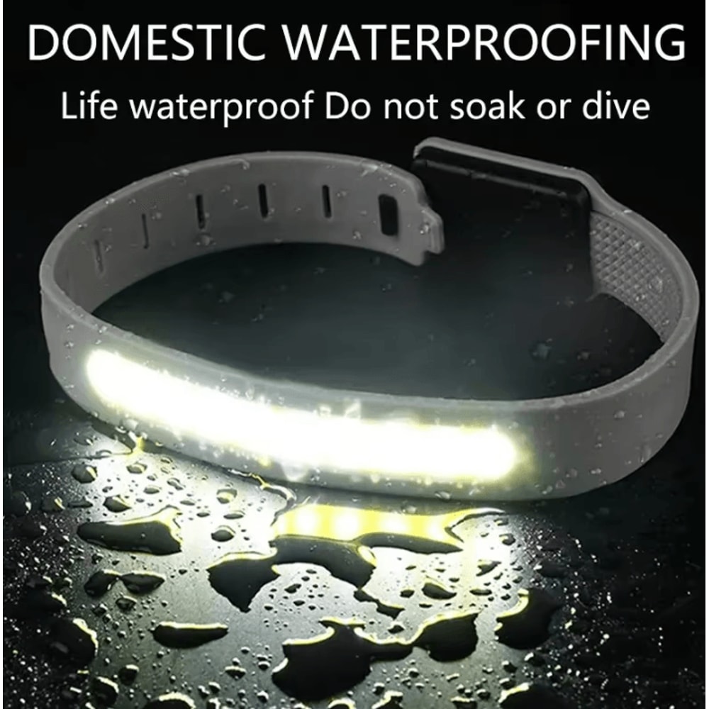 COB LED Armband Light 500LM USB TypeC Rechargeable Safety Light For Running And Cycling 1