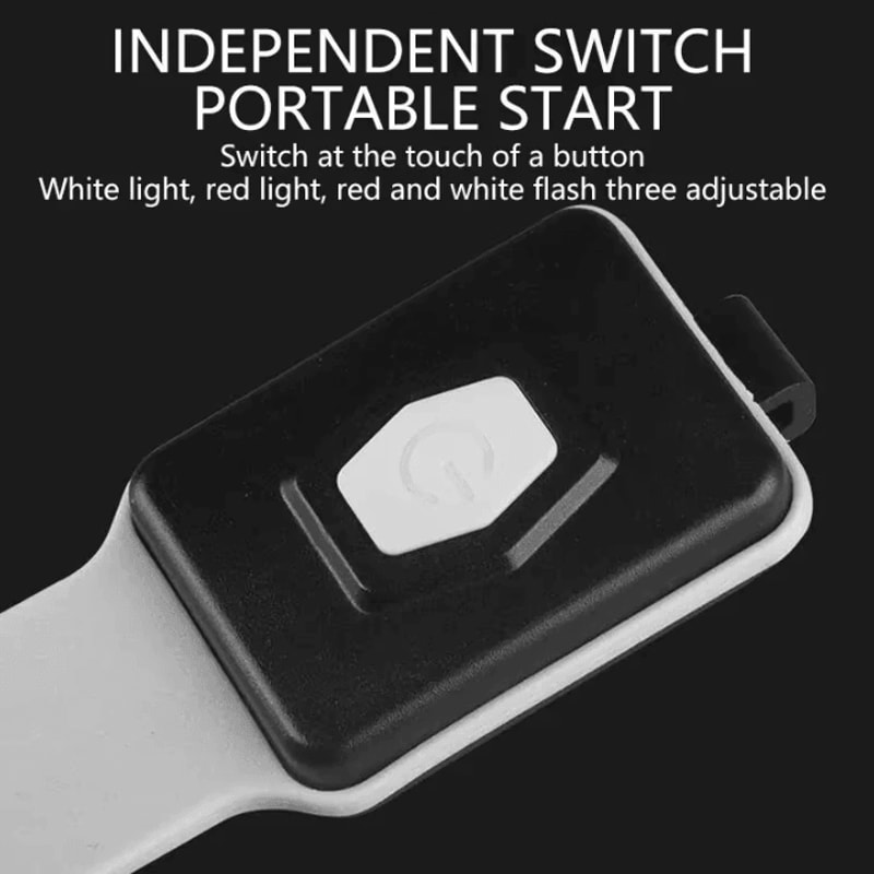 COB LED Armband Light 500LM USB TypeC Rechargeable Safety Light For Running And Cycling 3