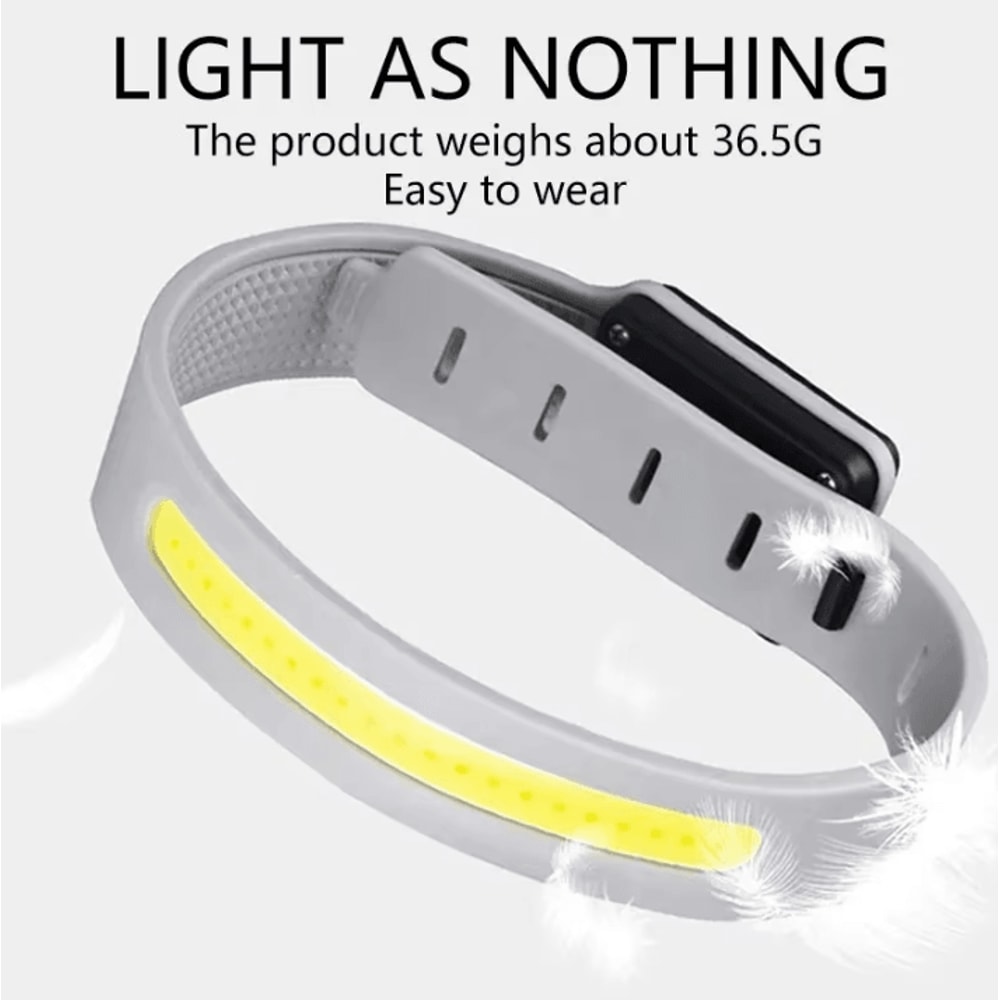 COB LED Armband Light 500LM USB TypeC Rechargeable Safety Light For Running And Cycling 5