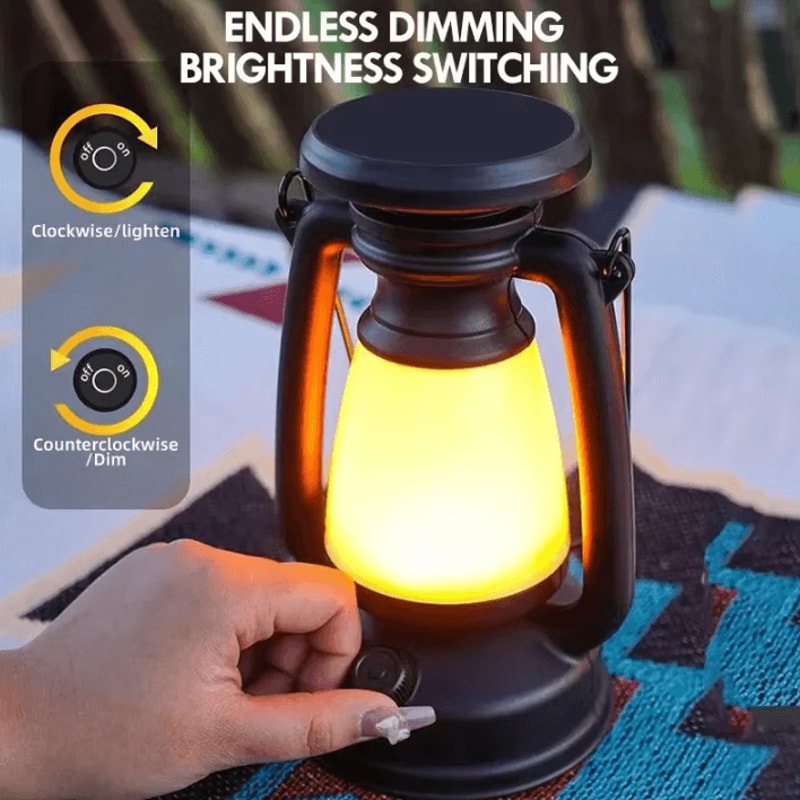 Retro Horse LED Atmosphere Desk Lamp And Rechargeable Outdoor Table Light 1