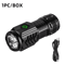 Ultra Powerful Rechargeable 3 Core LED Tactical Flashlight With Metal Pen Clip 6