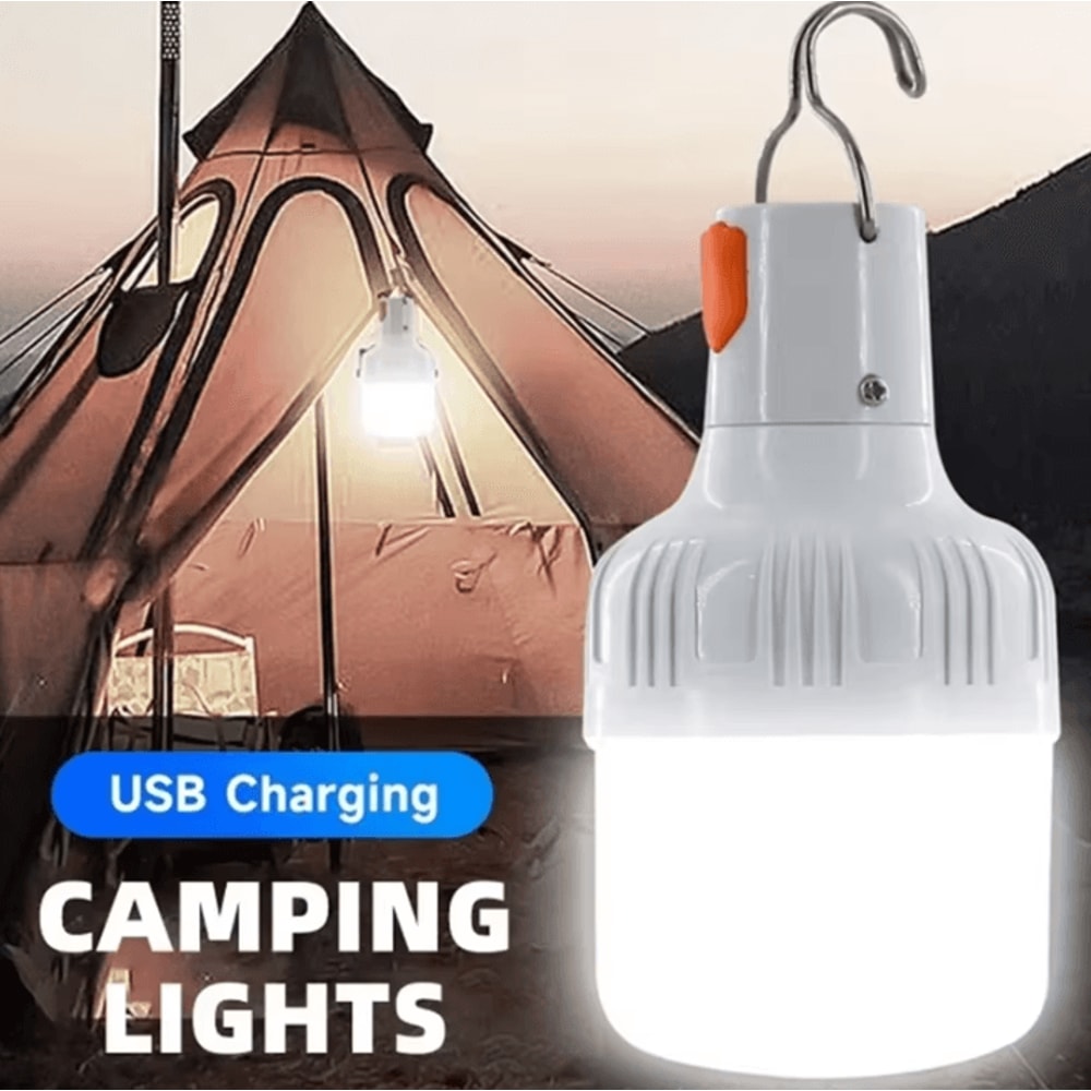 USB Rechargeable 60W LED Outdoor Emergency Lantern And Portable Camping Light 0