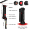 Rechargeable COB LED Work Light With Magnetic Hook USB Inspection Lamp And Power Bank Torch 5